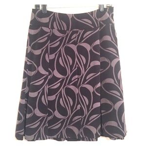 Black and grey pattern skirt